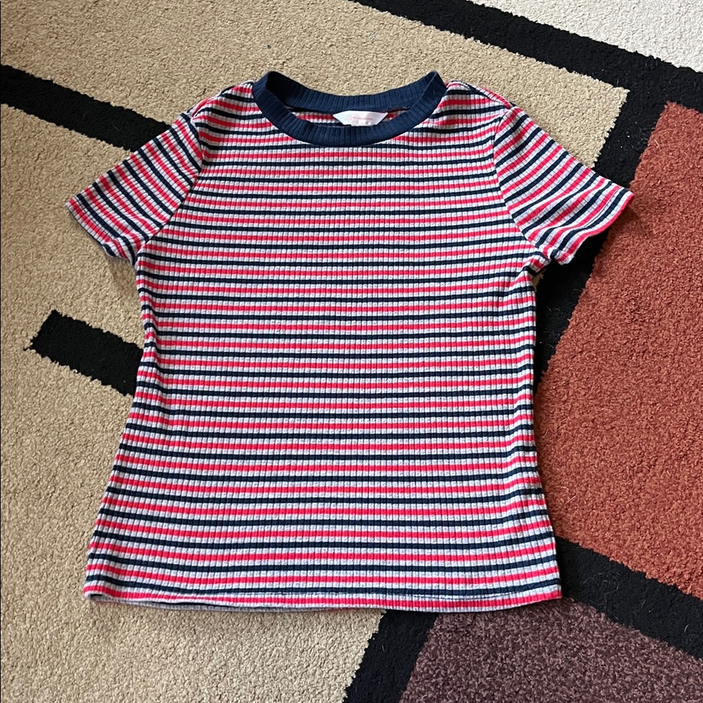 💙❤️Striped women’s top M (7-9)